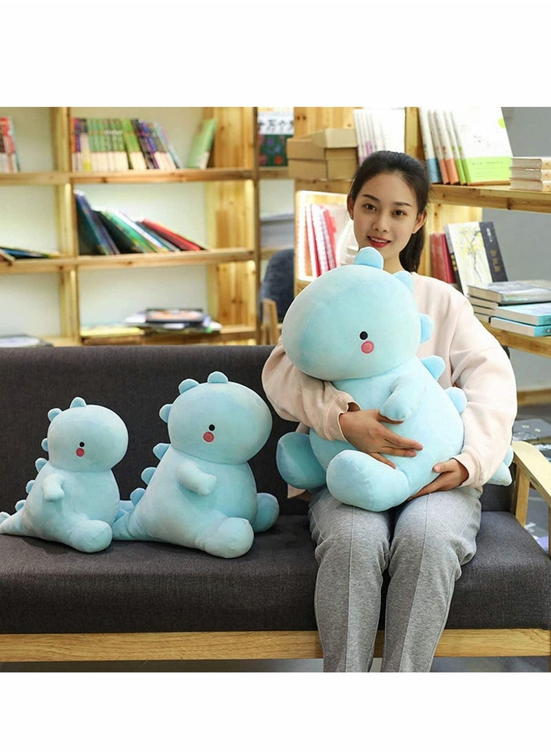 KASTWAVE Plush Toys, Cute Dinosaur Plush Toys, Fat Dinosaur Stuffed Animals Toys Dolls, Soft Plush Stuffed Animal Dino Plushie, Birthday Gifts for Kids Girls Boys Blue 12 inch  - Image 4