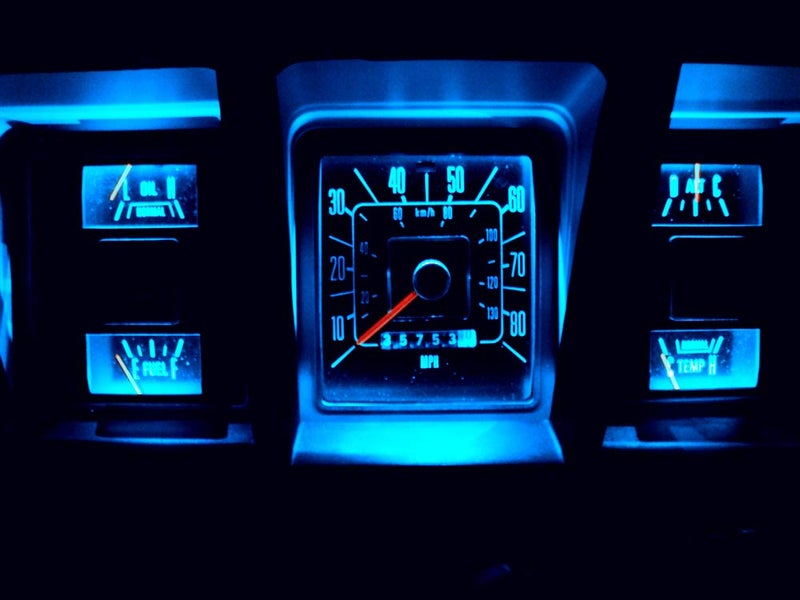 WLJH Super Bright Ice Blue Dash Instrument Cluster Panel Gauge Lighst Backlighting Indicator Lamp Bulb Full Led Light Kit For Ford F150 F250 F350 1967-1979, Pack of 8 - Image 2