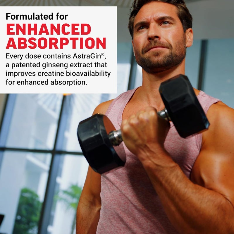 Force Factor Creatine Monohydrate Gummies 5g Dose for Men  Women to Support Muscle Strength Recovery Cognitive Health  Memory Mixed Berry 150 Gummies - Image 4