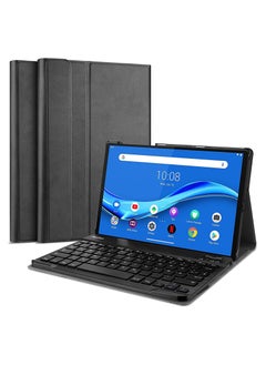 Keyboard Case for Lenovo Tab K10 Tab M10 FHD Plus 10.3 Inch Keyboard Case [Support Arabic Typing], with Magnetically Detachable Wireless Keyboard -Black