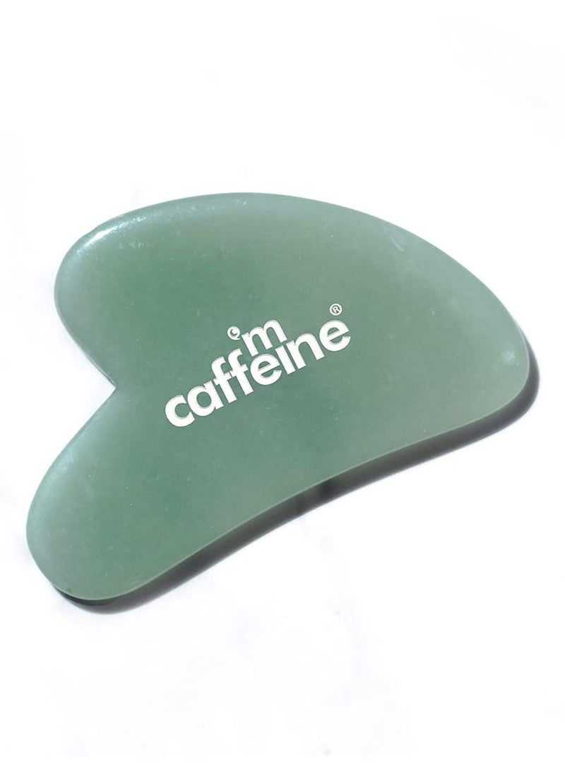 MCaffeine mCaffeine Gua Sha - Green Quartz Face Massaging Stone  - Image 1