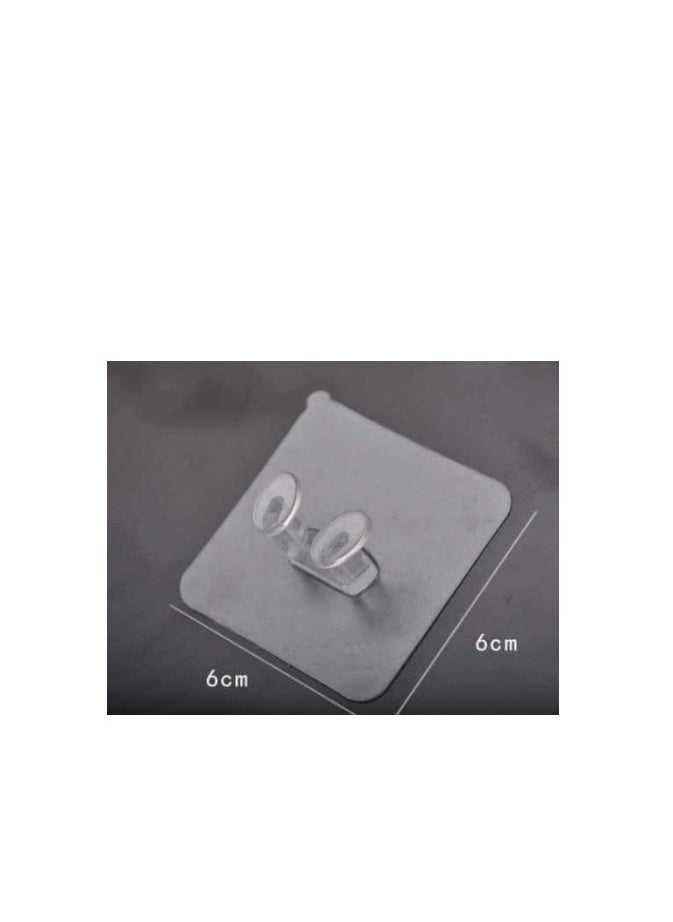 OASIS-TH 10 Piece Self adhensive Transparent plug hook,wire cable hook  - Image 3