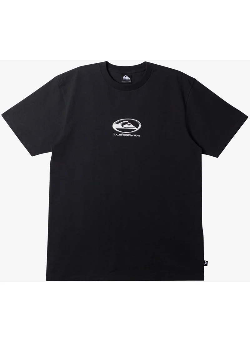 كويك سيلفر Chrome Logo Men's T-shirt AQYZT09545-10010 AQYZT09545-10010001