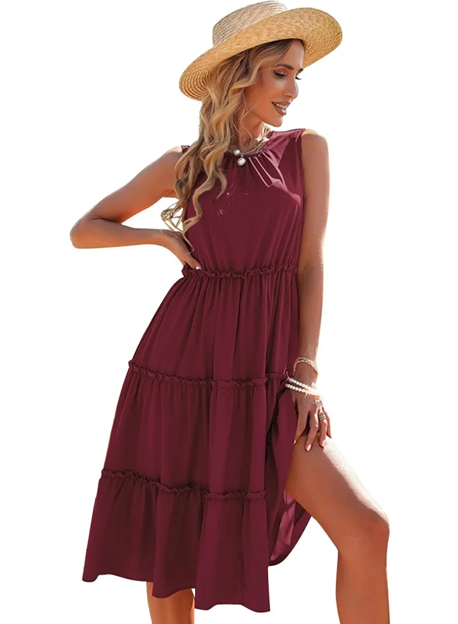 YUNIQEE Tiered Sleeveless Dress