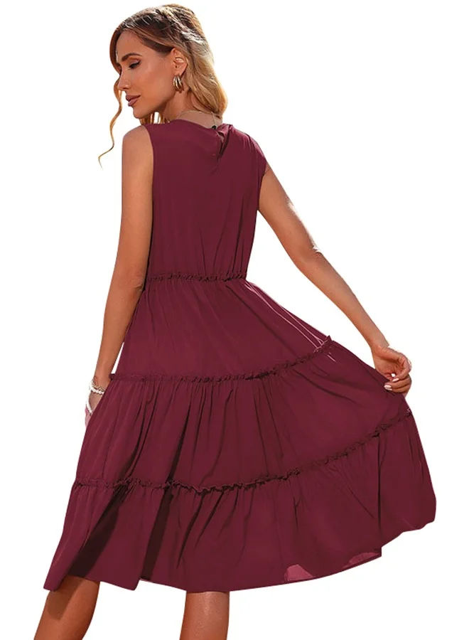 YUNIQEE Tiered Sleeveless Dress