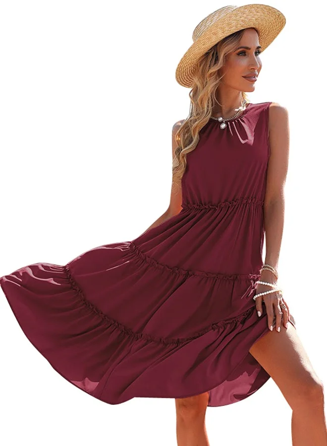 YUNIQEE Tiered Sleeveless Dress