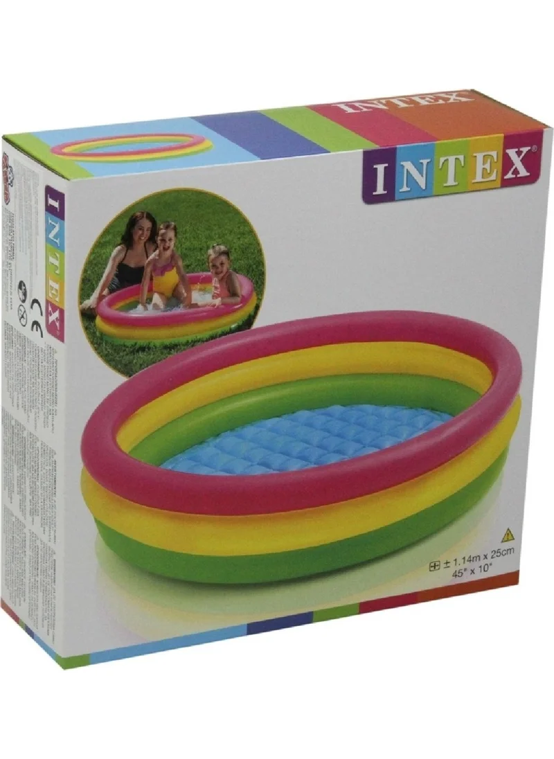 INTEX Pool 3 Prongs Sunset 114X25 Cm