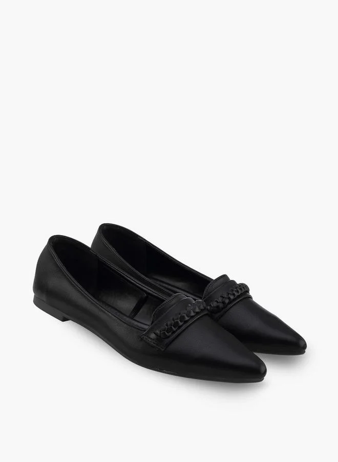 فلورا بيلا من شو إكسبرس Women Braided Detail Ballerina Shoes