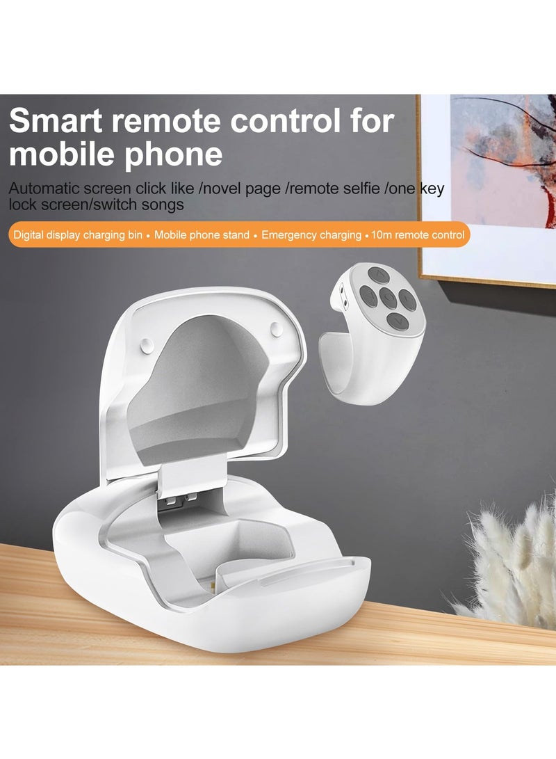 Bluetooth Remote Control Page Turner for iPhone iPad Android, Mini TIK TOK Wireless Scrolling Ring  - Image 2