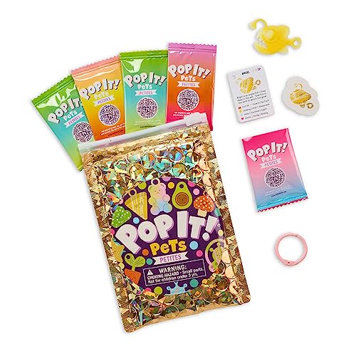 Buffalo Games Pop It Pets Petites - Season 2 - The Ultimate MINI Sensory Fidget Toy - Popping Bubbles and Adorable Characters for Your Pets - Collector map with Cards and Stickers from Buffalo Games - Image 1