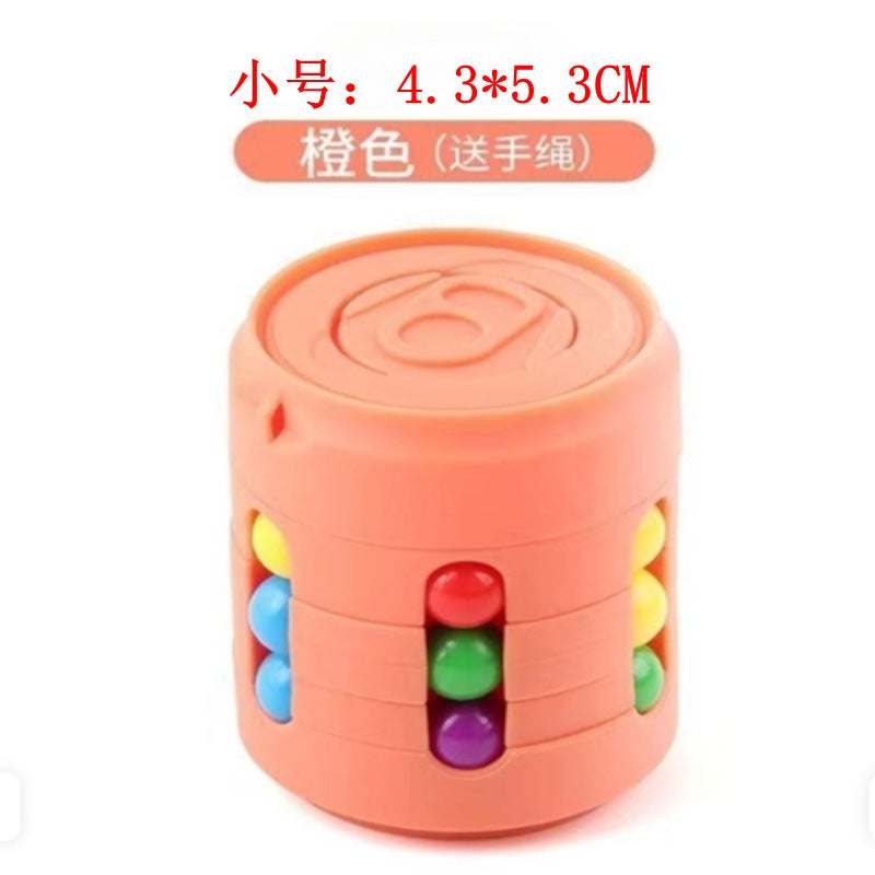 كرة الضغط الإبداعية مكعب روبيك السحري يمكن كوك، مكعب روبيك جيروسكوب طرف الإصبع لعبة تعليمية للأطفال - Image 1