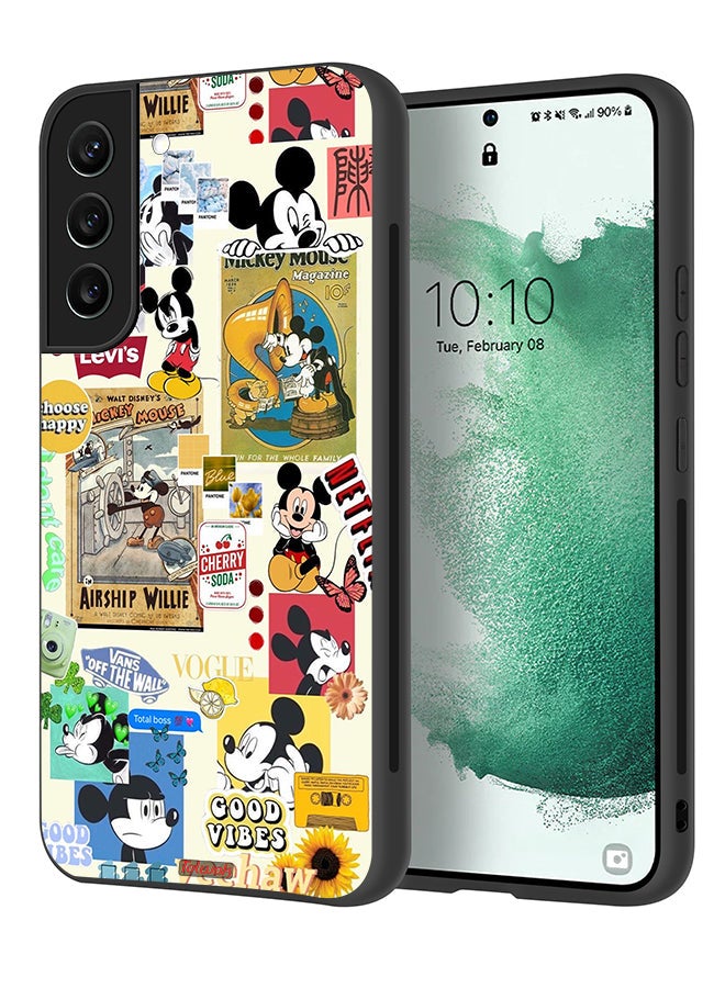 Tolwak Samsung Galaxy S22 Plus 5G Protective Case Cover Chose Happy And Stickers - Image 1