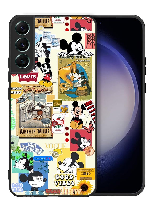 Tolwak Samsung Galaxy S22 Plus 5G Protective Case Cover Chose Happy And Stickers - Image 2