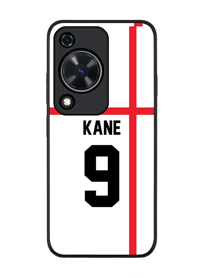 Stylizedd Rugged Black edge case for Huawei nova Y72 / Huawei Enjoy 70 4G, Slim fit Flexible Anti Drop Thin Cover - Football Team - England, Player Name - Kane - Image 1