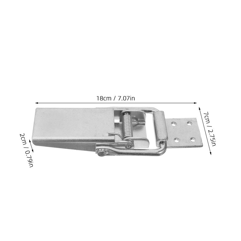 Trailer Door Lock, Durable Metal Buckle for Secure Cargo Transport, Spring Clip Design - Image 2