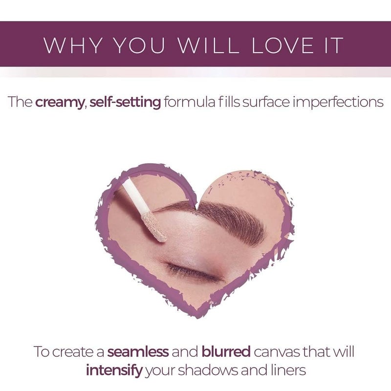 Blinc Eyeshadow Primer, Translucent Eye Shadow Primer Base with Pro-Age Peptides and Vitamin E. For Long-Lasting, Crease-Free Eyeshadow & Makeup Looks, Clean, Vegan, and Natural, 10mL/0.33 Fl. Oz - Image 5