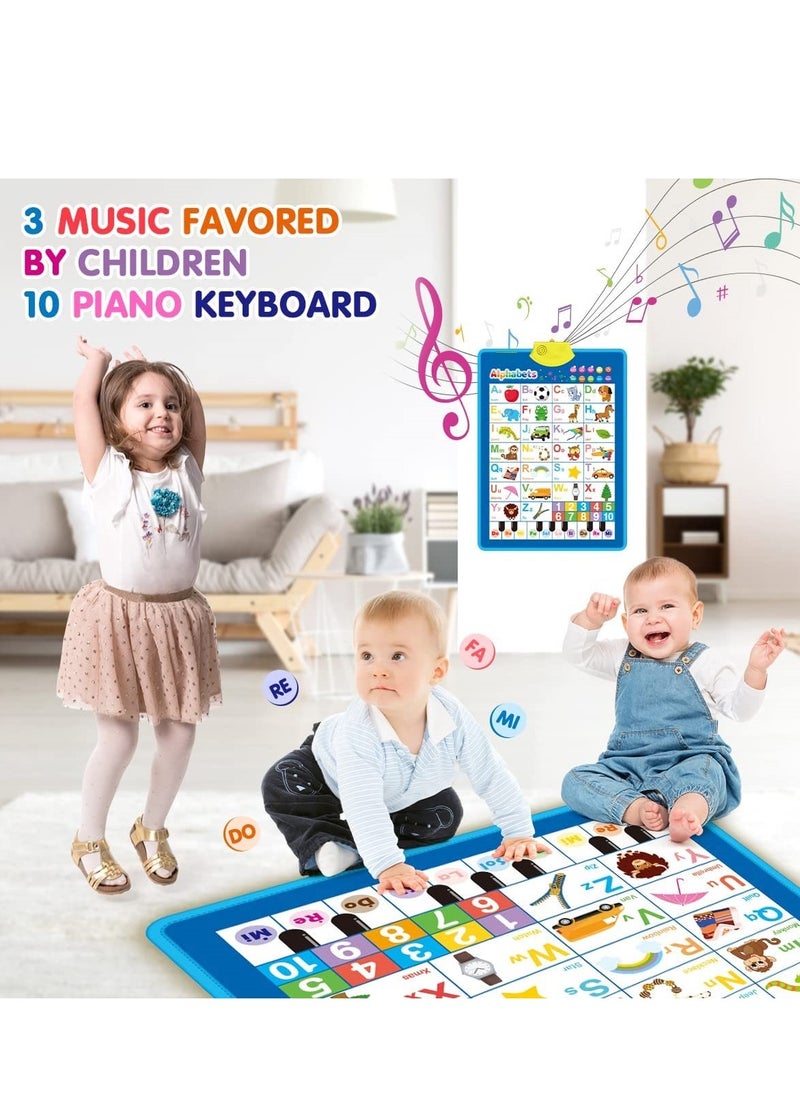 UKR UKR Kids Early Learning Toy – Interactive Educational Talking Poster with English Alphabets & Piano Sounds | Fun Learning Toy for Toddlers & Preschoolers (Ages 3+)  - Image 3