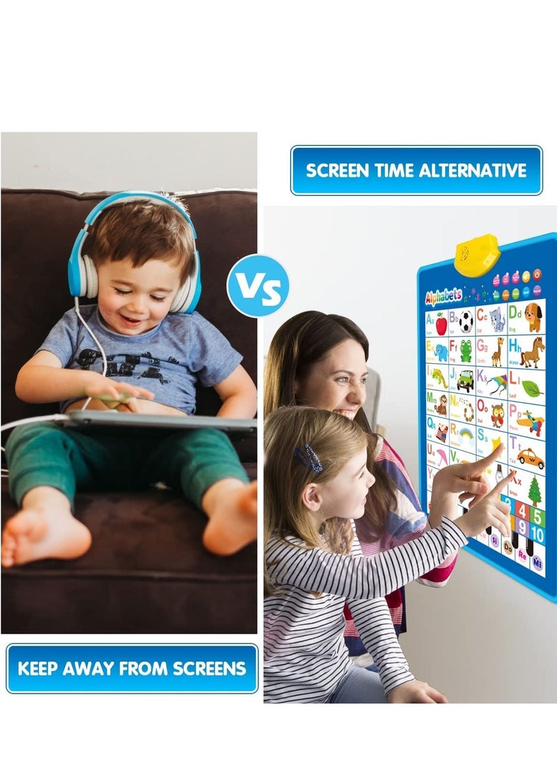 UKR UKR Kids Early Learning Toy – Interactive Educational Talking Poster with English Alphabets & Piano Sounds | Fun Learning Toy for Toddlers & Preschoolers (Ages 3+)  - Image 5