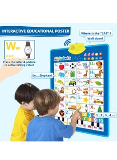 UKR UKR Kids Early Learning Toy – Interactive Educational Talking Poster with English Alphabets & Piano Sounds | Fun Learning Toy for Toddlers & Preschoolers (Ages 3+)  - Image 2