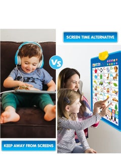 UKR UKR Kids Early Learning Toy – Interactive Educational Talking Poster with English Alphabets & Piano Sounds | Fun Learning Toy for Toddlers & Preschoolers (Ages 3+)  - Image 5