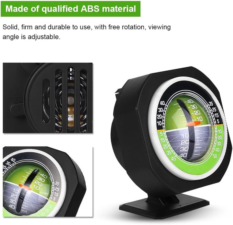 woobles Inclinometer Car Level Angle Indicator - Multifunctional Gradient Meter for Vehicles - Image 2