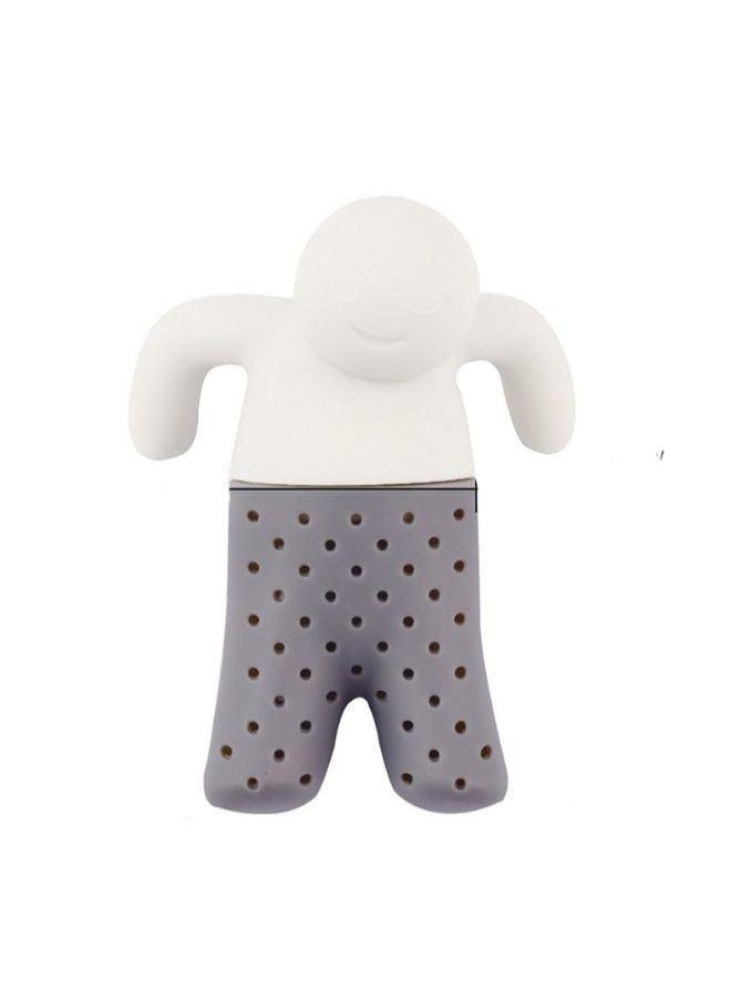 POLLEN LIFE - Infuser Silicone Strainer Herbal Spice Filter Tea Diffuser Grey - Image 1