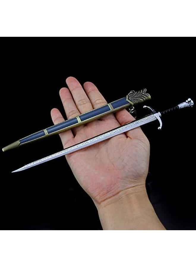 Bluejw Jon Snow Longclaw Sword Game of Thrones 1/6 21cm /8.27 "Collective Sword Metal Weapon Model Action Figure Arts Toys Collection Keychain Gift Party Supplies Desk Decoration - Image 1