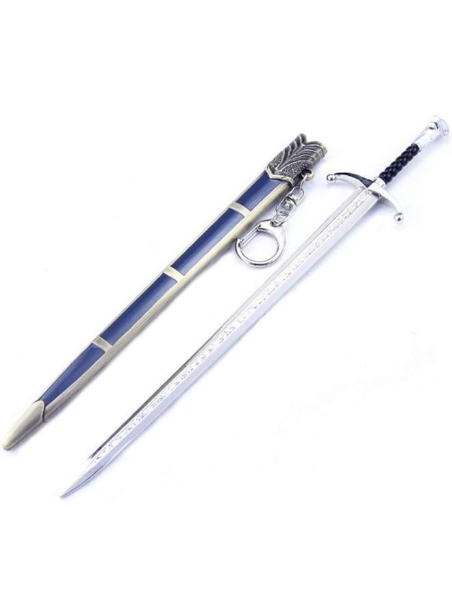Bluejw Jon Snow Longclaw Sword Game of Thrones 1/6 21cm /8.27 "Collective Sword Metal Weapon Model Action Figure Arts Toys Collection Keychain Gift Party Supplies Desk Decoration - Image 2