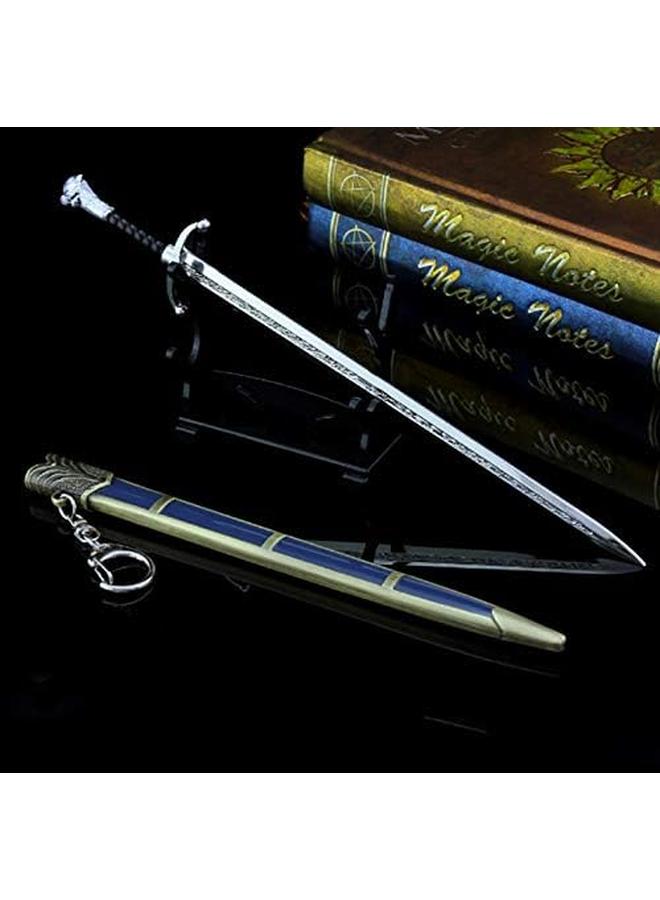 Bluejw Jon Snow Longclaw Sword Game of Thrones 1/6 21cm /8.27 "Collective Sword Metal Weapon Model Action Figure Arts Toys Collection Keychain Gift Party Supplies Desk Decoration - Image 5