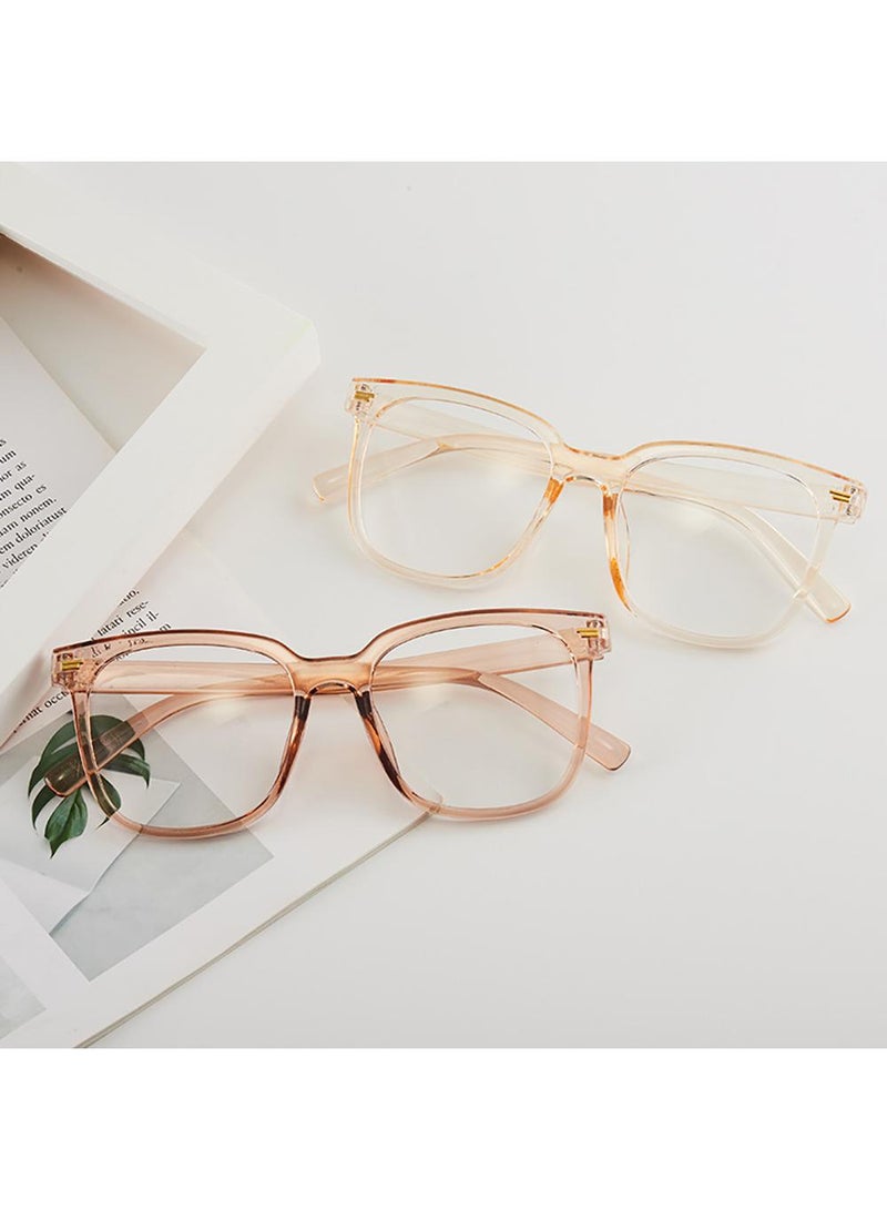 Sweet seven 5 Set Stylish Clear Lens Glasses Frames - Unisex Fashion Eyeglasses for Theme Parties, Cosplay, and Carnival - Image 4