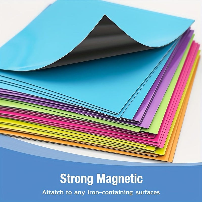 36 Reusable Magnetic Sticky Notes 3x3 Inches Erasable Labels with 4 Markers for Whiteboards Refrigerators Lockers Office Classroom Organization Home Reminders 24 Piece Set Including 4 Pens Colorful Magnetic Sticky Notes - Image 3