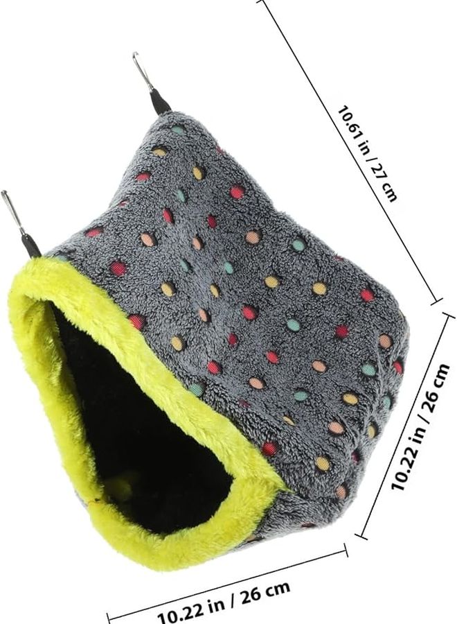 قفص طيور دافئ شتوي معلق أرجوحة مريحة عش سرير للببغاوات الكناري الببغاوات - Image 3