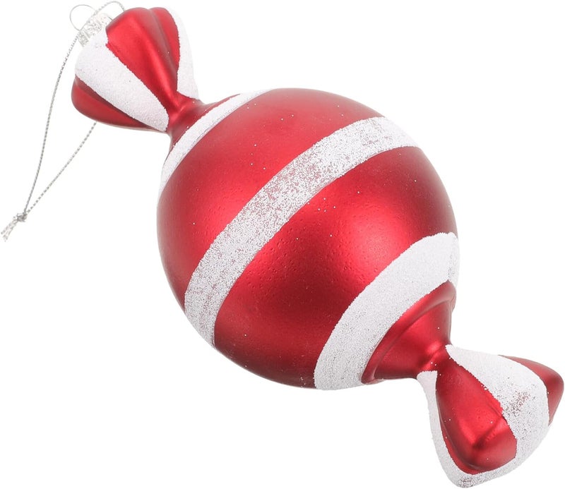 KICHOUSE Gold Plated Christmas Candy Hanging Ornament, Festive Candy Decoration for Xmas Tree, Holiday Party Pendant for Seasonal Home Decor - Image 1