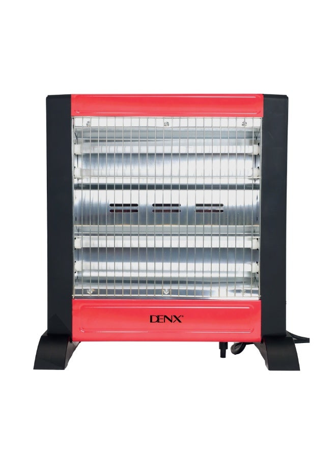 دينكس دفاية كهربائية مع 4 شمعات جهة واحدة 1200 واط متنقلة مع مفتاح تحكم بالحرارة , مدفأة كهربائية، وضعين تسخين مع حماية من الحرارة الزائدة، سخان كهربائي مع شبكة حماية، توزيع حرارة متوازن - Image 1