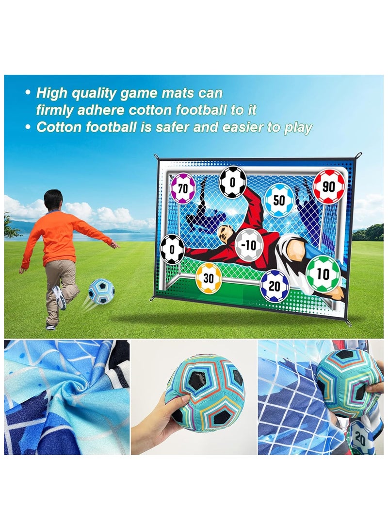 Soccer Ball Game Set for Kids, Indoor Outdoor Games for Adults and Family Kids, Outdoor Play Equipment Indoor Soccer Set, Backyard Games, Toys for Kids, Toddlers Gift for 3 4 5 6 7 8 Year Old Boy Toys - Image 4