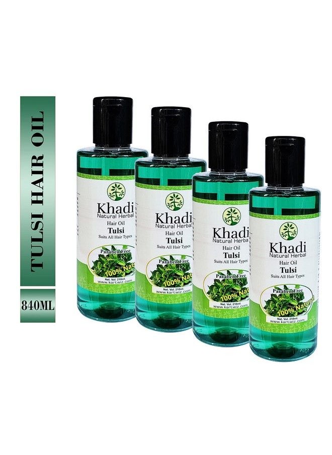 Khadi Natural Herbal - Tulsi Hair Oil 840Ml - Image 1