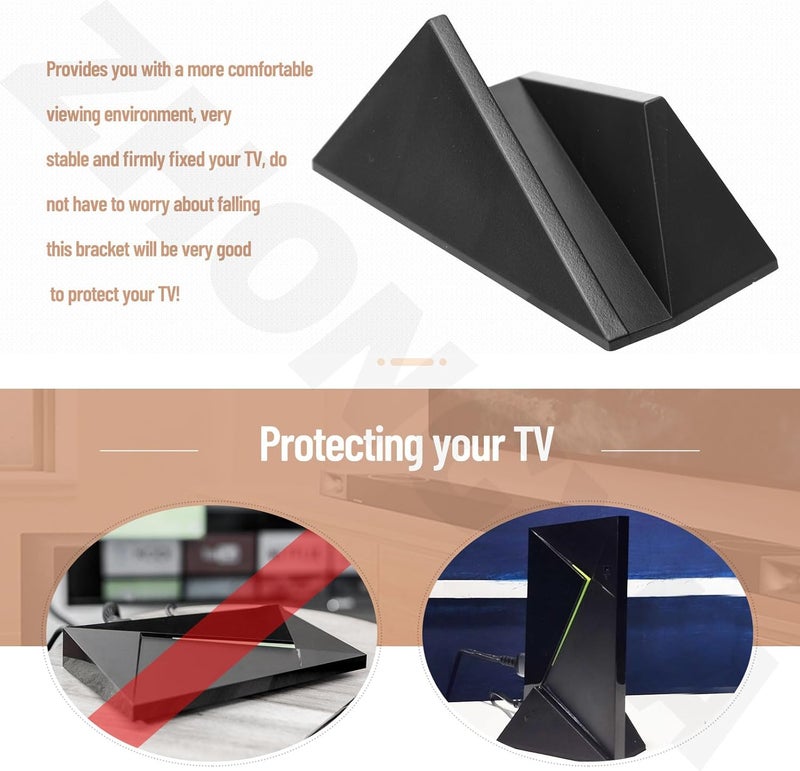 ZHONGXIA حامل تلفزيون مركب متين/منظم حامل رأسي متوافق مع Nvidia Shield Android TV (2017/2019 Pro) - Image 2