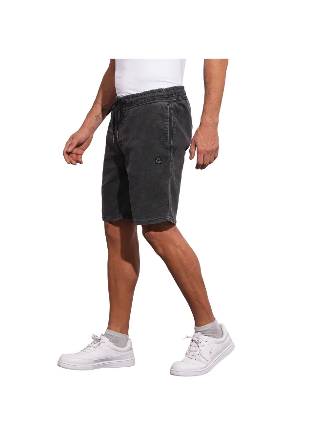 بيينغ هيومان Mens Grey Tone Shorts Fit Shorts