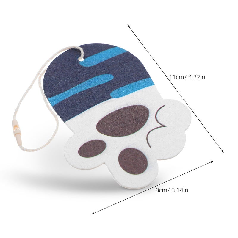 Wood Fiber Compressed Cat Paw Dishwashing Sponges Set 4PCS Highly Absorbent Oil Resistant - Image 3