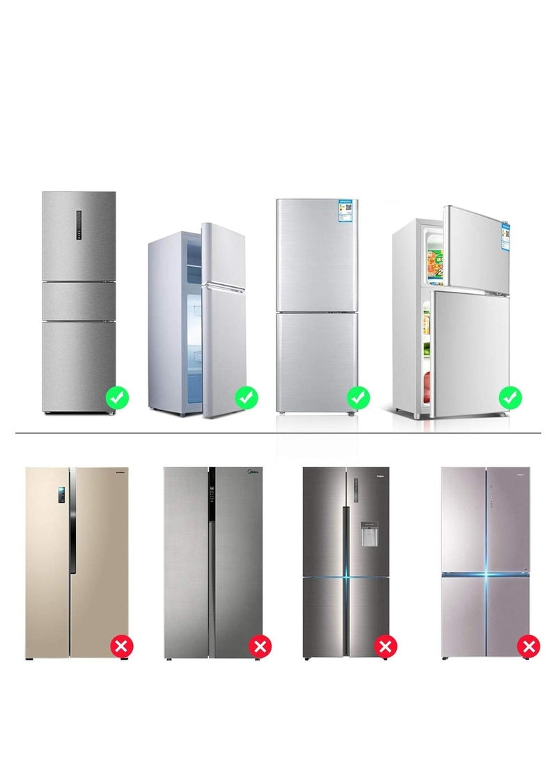 Plan A Refrigerator Lock, Upgraded 2 Button Home Fridge Lock, Toddler Safe Freezer Door Lock with Strong Adhesive, Kids Refrigerator Locks No Tools or Drilling Needed - Image 5