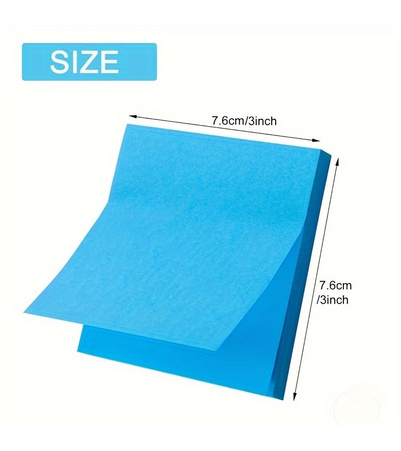 3 Books 300 Sheets Fluorescent Sticky Notes Bright Colors For Students And Offices Cute Notebooks - Image 4