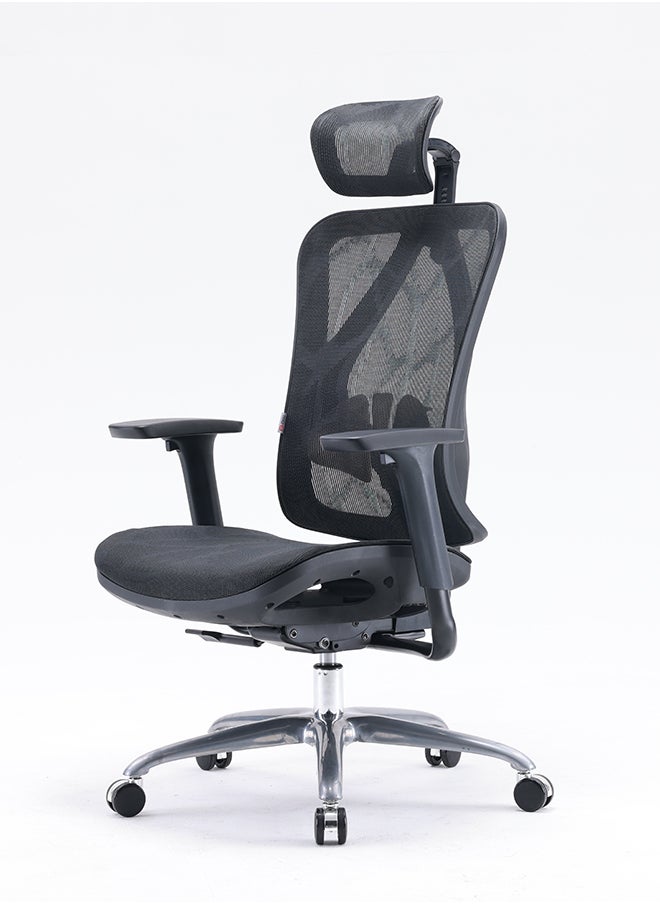 SIHOO SIHOO M57C 4D Linkage Armrest Lift comfort Chair Adjustable Office Executive Chair Ergonomic Employee Computers Chair (With footrest)  - Image 3