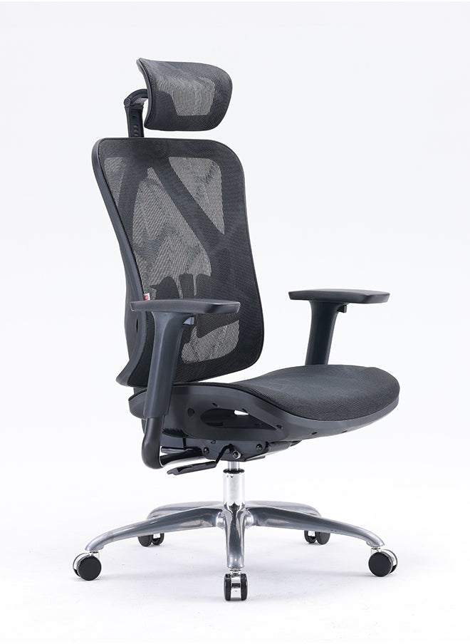 SIHOO SIHOO M57C 4D Linkage Armrest Lift comfort Chair Adjustable Office Executive Chair Ergonomic Employee Computers Chair (With footrest)  - Image 4