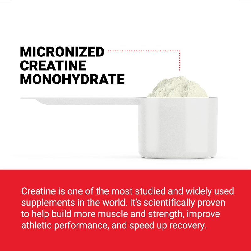 Force Factor Creatine Monohydrate Powder 5g Micronized Dose to Support Muscle Growth Strength Recovery Cognitive Health  Memory Unflavored 60 Servings - Image 3