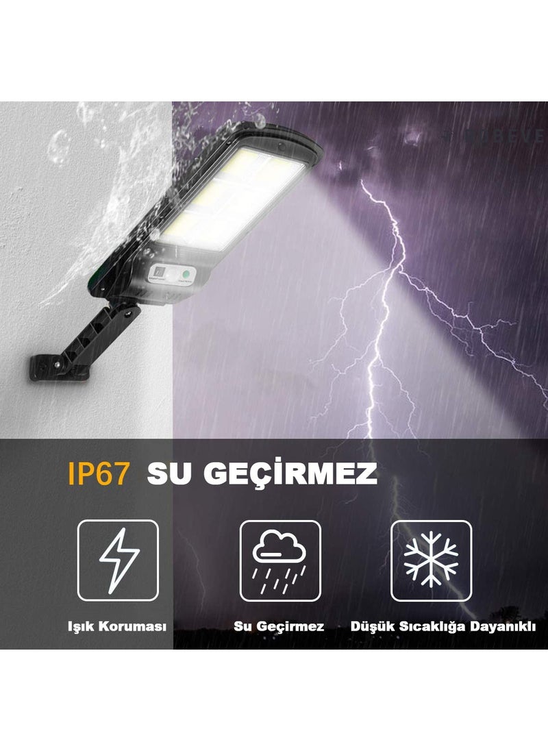 Robeve - Solar Solar Powered Garden LED Lighting 120 LED Lighting Remote Controlled Motion Sensor Night Sensor LED Light Garden LED Lighting High Light - Image 1
