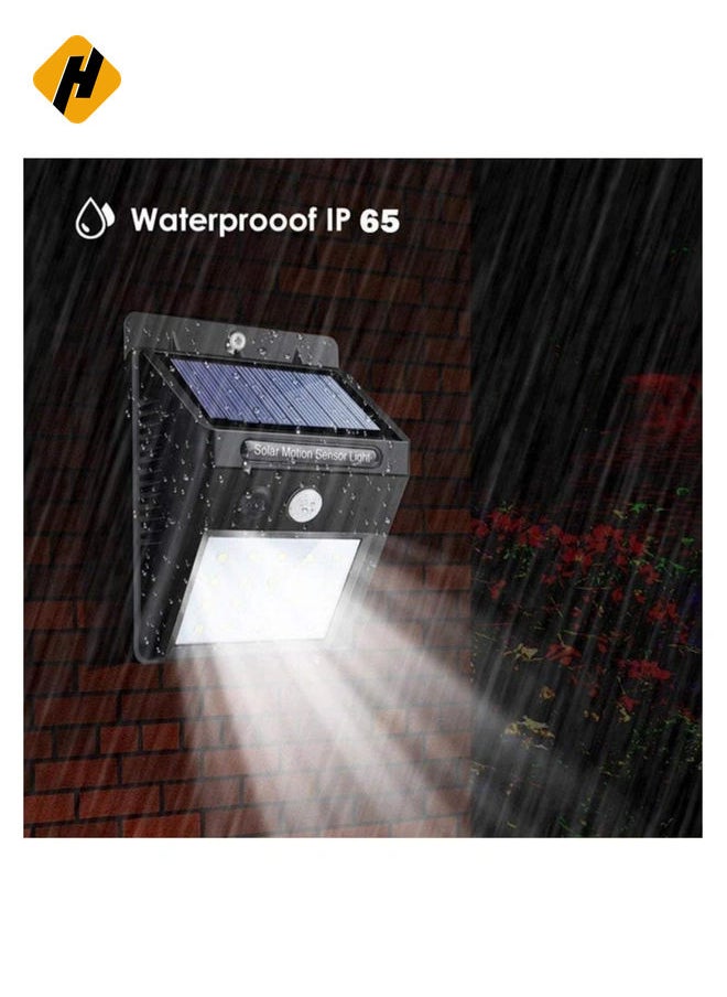 HuHa 【4 pack】 35 LED Solar Lights Outdoor Waterproof Solar Motion Sensor Light Wireless Lights Outside Wall Lamp for Driveway Patio Garden Path  - Image 3