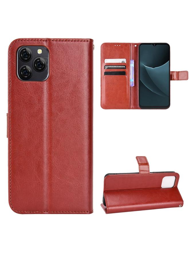 S-TOP Case For Blackview A95 Retro Crazy Horse Texture Leather Phone Case - Image 1