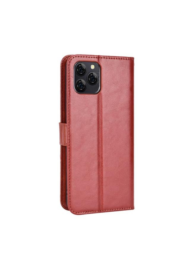 S-TOP Case For Blackview A95 Retro Crazy Horse Texture Leather Phone Case - Image 3