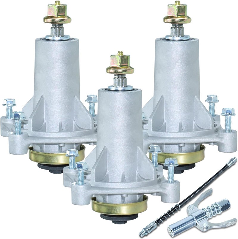 POSEAGLE 3 Pack Pre-Greased 587819701 Spindle Assembly Kit Replaces Craftsman 187281 Mandrel Assembly Craftsman 187292 192872 Husqvarna 587819701 Mandrel Assembly 532187281 587125401 587820301 - Image 1