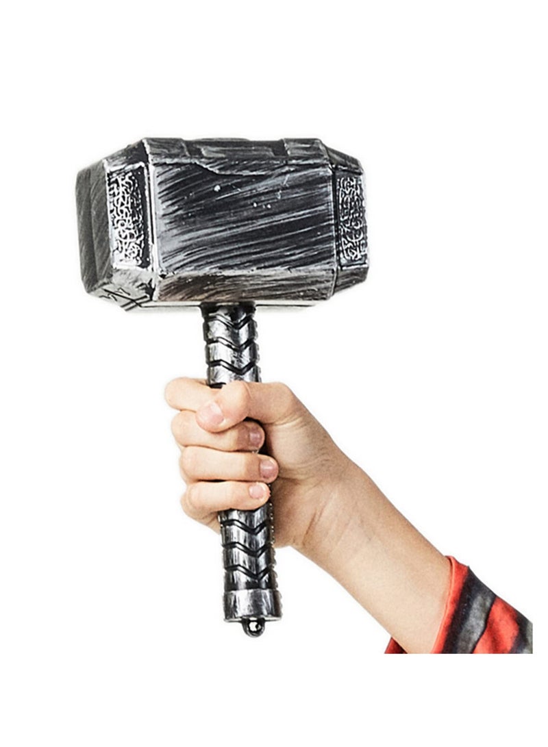 24cm هامر تأثيري شخصية ثور مطرقة أسلوب نموذج أسلحة هدية للأطفال فيلم مادة معدنية أبطال أمريكيون خارقون سلاح - Image 1